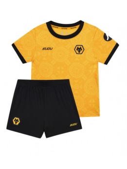 Wolves Replika Hemmakläder Barn 2025-26 Kortärmad (+ byxor)